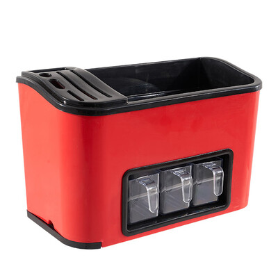

Toponeto Seasoning Rack Spice Pot Box Storage Container Condiment Jar Kitchen Home Tool