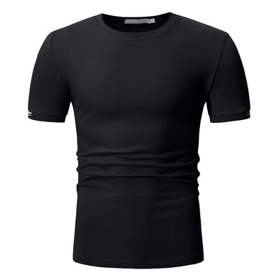 

Toponeto Summer Mens Fashion Casual Comfort Solid Color Short Sleeve Top Blouse