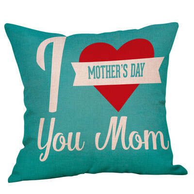 

〖Follure〗Mothers Day Pillowcase Linen Car Home Decorative Cushion Cover Pillow Covers