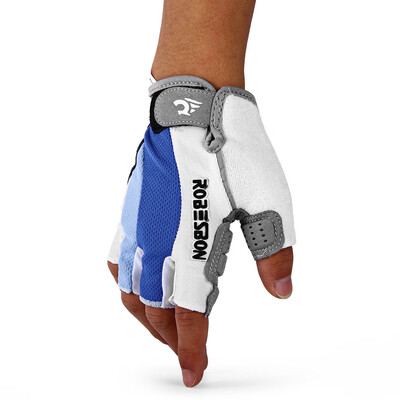 

2pcs Robesbon Half Finger Cycling Bicycle Gloves Silicone Mountain Bike Accessory