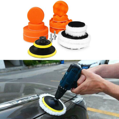 

16pcs 5 Inch Buffing Waxing Polishing Sponge Pads Kit Set For Car Polisher