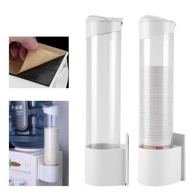 

Greensen Anti Dust Paper Cup Dispenser Plastic Holder 75cm 50 Cups Convenient Container