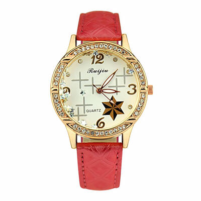 

Disc Cute Style Symbol Star Pattern Roman Numerals Ladies Watch Nice Orologio Donna Womens Watches Reloj De Mujer Clock