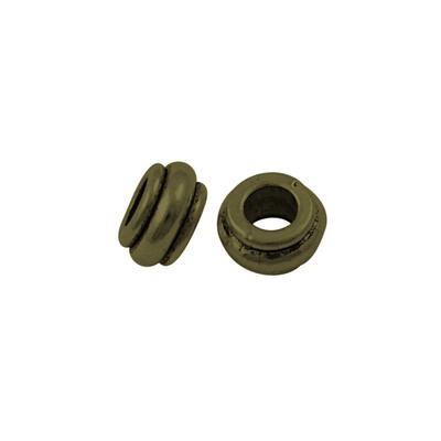 

Large Hole Beads Tibetan Style European Beads Lead Free & Cadmium Free & Nickel Free Round Antique Bronze 10mm in diameter
