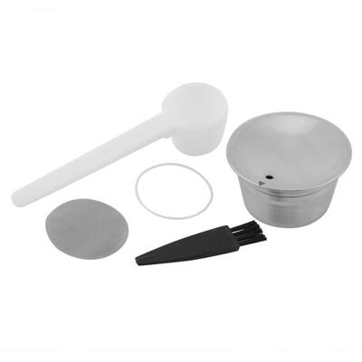 

Greensen Stainless Steel Refillable Reusable Coffee Capsule Compatible for dolce gusto Coffee Machine