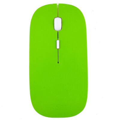 

24GHz Portable Wireless Mouse Silent Button Thin USB Receiver Optical Mice NEW