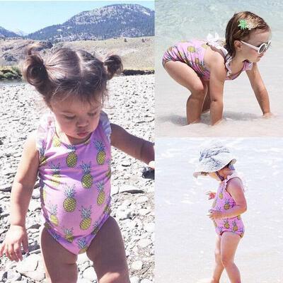 

Kid Baby Girls Ananas Bikini Suit Set Swimsuit Swimwear Bathing Swimming Clothes