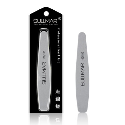 

Toponeto Straight Round Sponge Polishing Rub Double Polishing Strip Manicure File