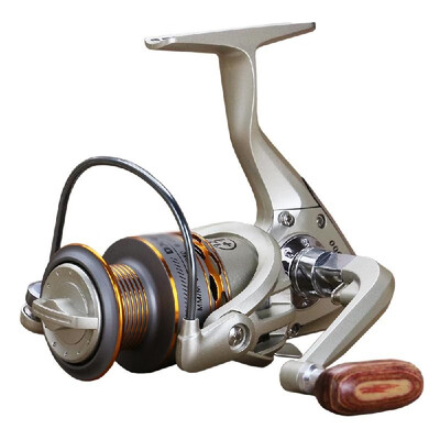 

121BB Metal Fishing Reel Spinning Reel Smooth Metal Spool Lightweight Semi-metal Left Right Interchangeable Handle Sea Water Fres