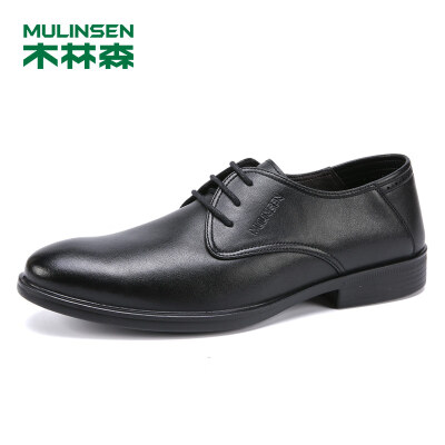 

Mulinsen MULINSEN business casual leather lace simple mens office dress shoes black 40 yards SS97109