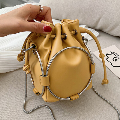 

Summer ring bag ladies 2019 new fashion trend Joker shoulder slung bucket bag summer