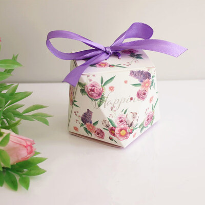 

FUNNYBUNNY Wedding Party Favor Boxes Flamingo Multidimensional Candy Gift Boxes Bonbonniere with Ribbon for Party Decorations