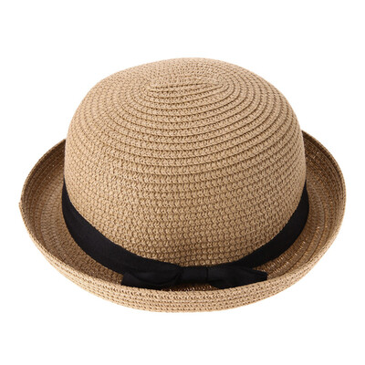 

Summer Women Straw Knitting Sun Hats Travel Outdoor Fold Beach Hat