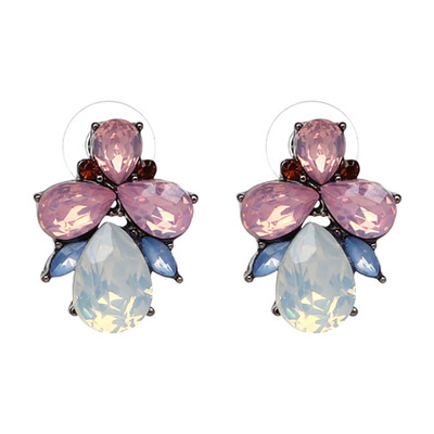 

small cute Earrings 32 Colors Trendy statement aminal Earrings For Girls Charm crystal Earrings for Women wedding party Jewelry
