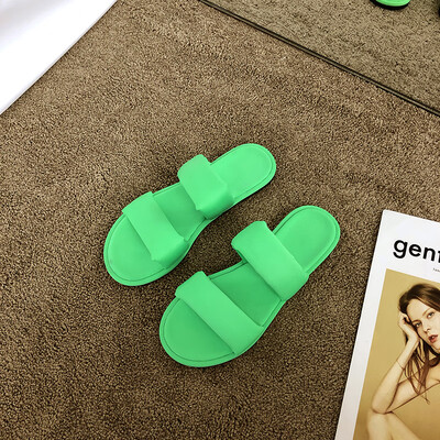 

Ins slippers for women wearing Xia Han version of open toes with sandals&slippery beach leisure slippers