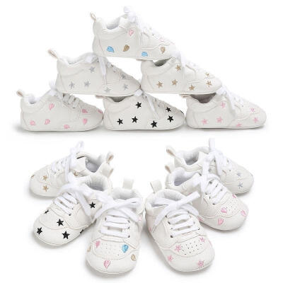 

Newborn Toddler Girl Boy Crib Shoes Baby Bowknot Soft Sole Prewalker Sneaker