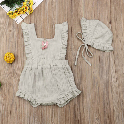 

Newborn Infant Baby Girl Clothes Jumpsuit Romper Bodysuit Playsuit Outfit Set