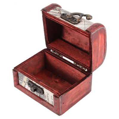 

Greensen Vintage European Style Wooden Box Display Decoration Wood Storage Box for Candy Jewelry