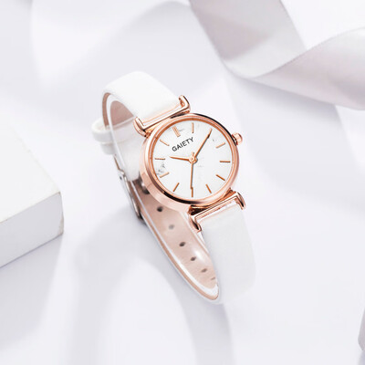 

RM GAIETY Fashionable Simple Digital Marble Dial Dial Belt Quartz Womens Watch