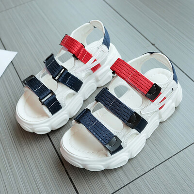 

Sports Sandals Female Xiayins Super-hot Korean Edition Student Muffin Thick-soled Beach Roman Shoe Tide