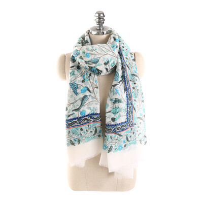 

Hot Sale of New Simple Wind Tending Cotton&Hemp Warm Scarf