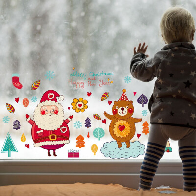 

〖Follure〗Merry Christmas Background Wall Decoration Removable Wall Stickers