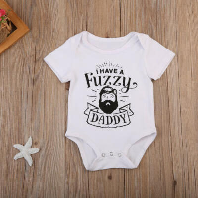 

AU Newborn Baby Boy Girl Cotton Bodysuit Romper Jumpsuit Clothes Outfits Sunsuit