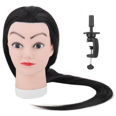 

Greensen Hairdressing Training Styling Practice Colors Wig Dummy Mannequin Head with Hair
