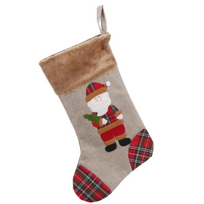 

Home Christmas Theme Decoration Stocking Ornaments Gift Storage Decal