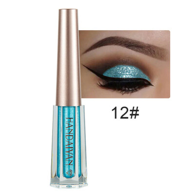 

HANDAIYAN Shiny Metal Pearlescent Liquid Eyeshadow Glitter Waterproof Eyeliner