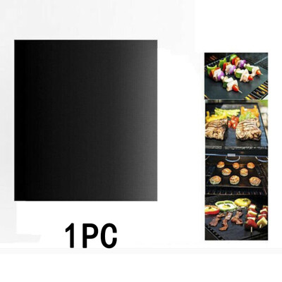 

Non-Stick Outdoor BBQ Grill Mat Bake Grilling Mats Barbecue Pad Black 4033cm