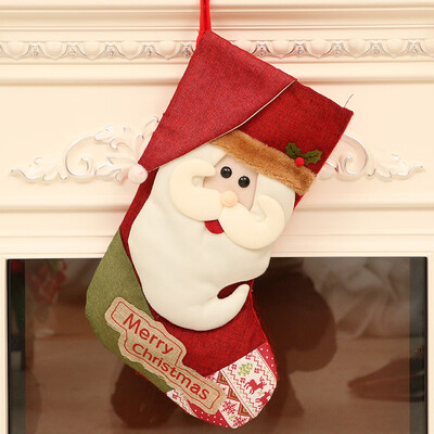 

Tailored Christmas gifts Candy Beads Christmas Santa Claus Snowman Socks Decorations