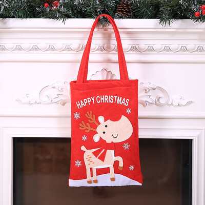 

〖Follure〗Santa Claus Kids Candy Present Bags Handbag Pouch Wedding Sack Gift Bag