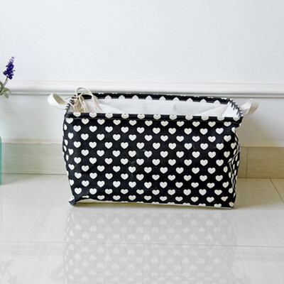 

〖Follure〗Cotton Linen Waterproof PE Coating Storage Basket Sundries Storage Box