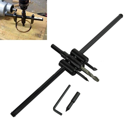

New 30300mm Adjustable Metal Wood circle cutter kit Hole Saw Drill Bit DIY Tool