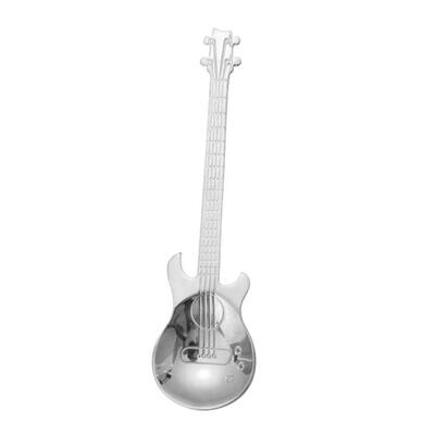 

Stainless Steel Guitar Shape Coffee Spoon Music Theme Tea Stirring Spoons
