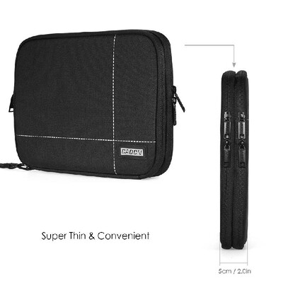 

Double Layer Travel Gear Organizer Storage Bag Handbag Electronics Accessories USB Cable Organizer Bag Case