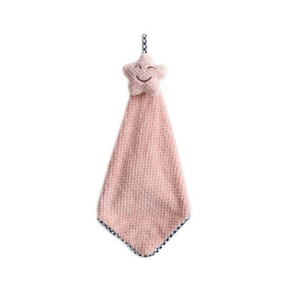 

Eco-friendly 4 Colors Soft Coral Velvet Cartoon Animal Towel Can Be Hung Absorbent Lint-Free Cloth Dishcloths Kitchen used