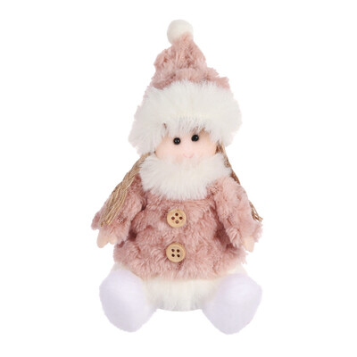 

Siaonvr Christmas Ornaments Santa Claus Snowman Reindeers Toy Doll Hang Decoration Gift