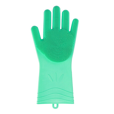 

Toponeto Magic Reusable Silicone Gloves Cleaning Brush Scrubber Gloves Heat Resistant