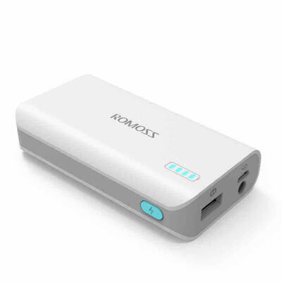 

ROMOSS Mini 5000mAh Mobile Power Bank Portable Charger Single USB External Battery W LED Indicator Flashlight