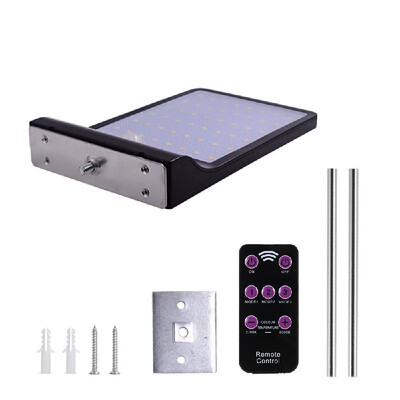 

32V 35W 48 LED 450LM Solar Powered Energy PIR Motion Sensor Wall Lamp with Remote Control Controller Adopted Human Infrared Indu