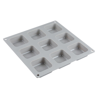 

Siaonvr DIY 9 Grid Silicone Soap Mold Handmade Soap Making Square Moulds Tool