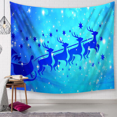 

〖Follure〗Christmas Tapestry Santa Print Wall Hanging Tapestry Art Home Decor
