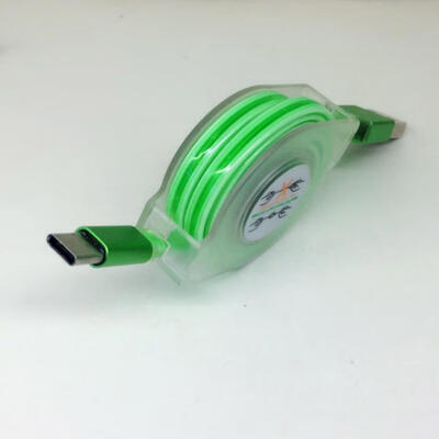 

Retractable Type C Charge Cable Light Up USB C Charging And Syncing Cord For Honor V9 Samsung S8-1m