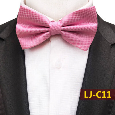 

Source off-the-shelf polyester material plaid plain mens bow tie wedding bow tie