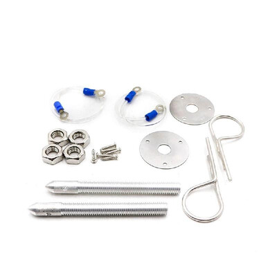 

Alloy Bonnet Hood Pin Lock Kit Down Hood Locks Pins fit ALL Racing Speed