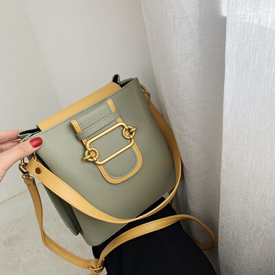

Tailored Fashion Women Retro Patchwork Leather Handle Bags Crossbody Bags Shoulder Bags