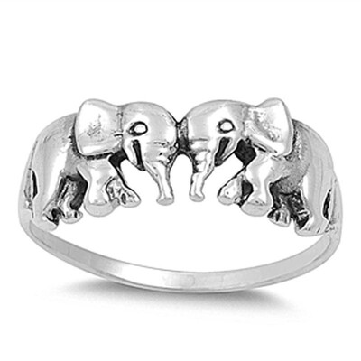 

Lovely Elephant Rings For Women Funny Cute Elephants Unisex Micro Pave For Girls Party Jewelry Charms Rings Free Shipping