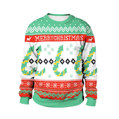 

Women Sweatshirt Long Sleeve Casual Christmas Shirt 3D Printing Kawaii Sweatshirt Clothing
